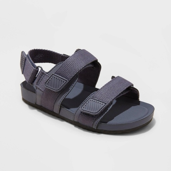 Cat & Jack Kids' Cedric Sandals - Navy Blue size 12 NWT - Picture 1 of 4